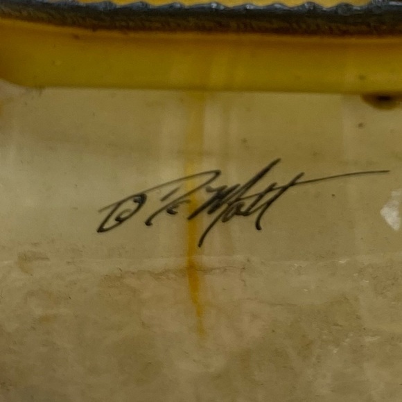 MCM Vintage Artist Signed DeMott Brutalist Brass Sailboat on Onyx Sculpture - Picture 3 of 3